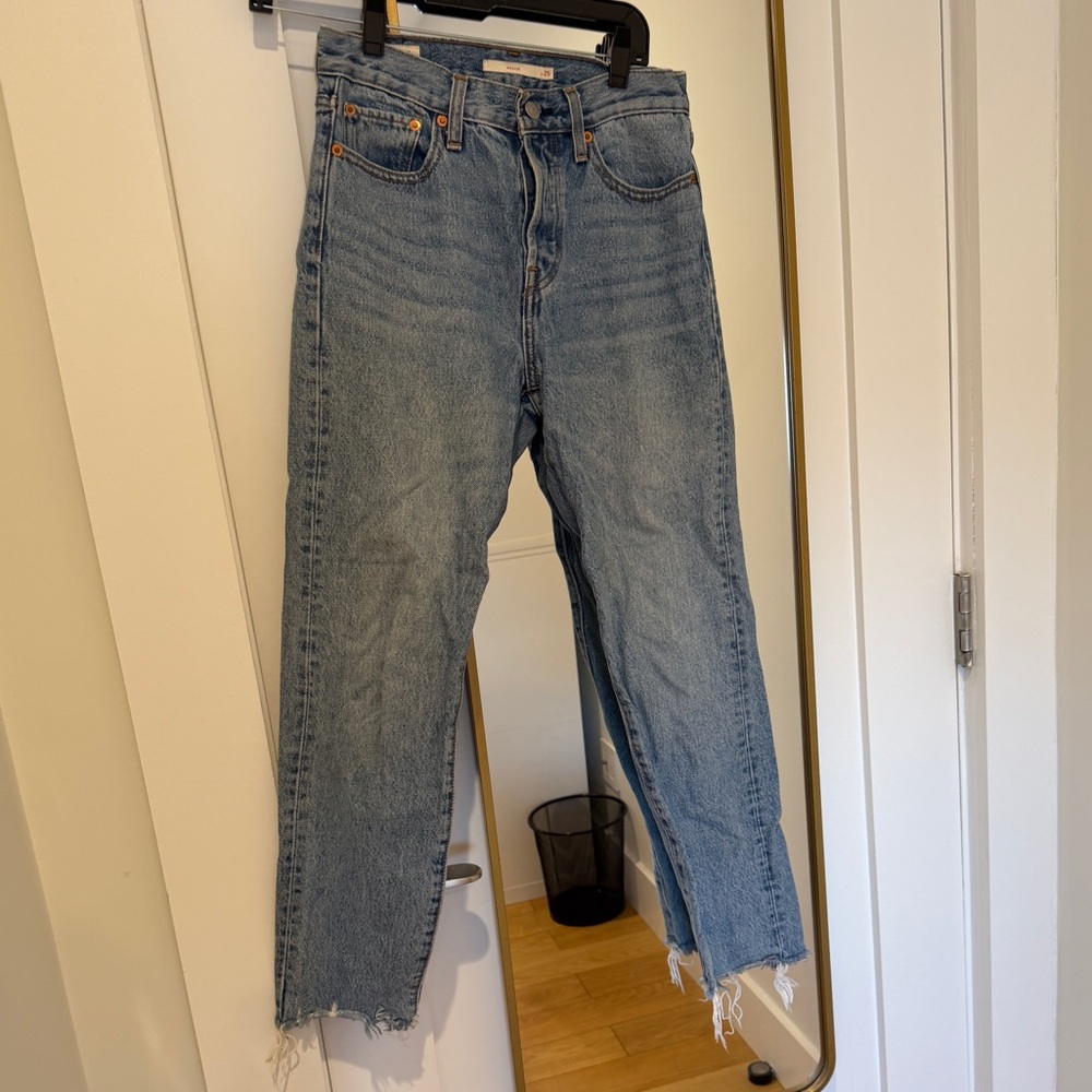 Levi's Light Blue Straight Leg Jeans
